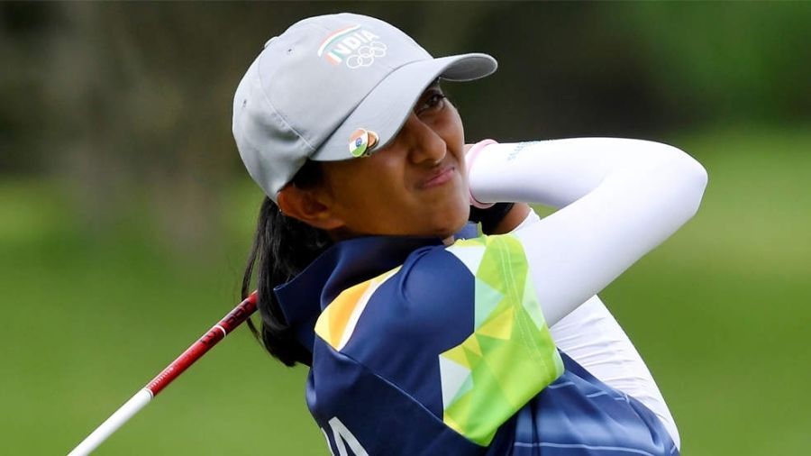 Golfer Aditi Ashok placed 2nd of Top names in Olympics game campaign