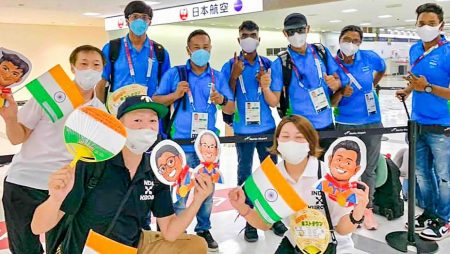Indian athletes arrive in Delhi after the historic Tokyo Olympic Games