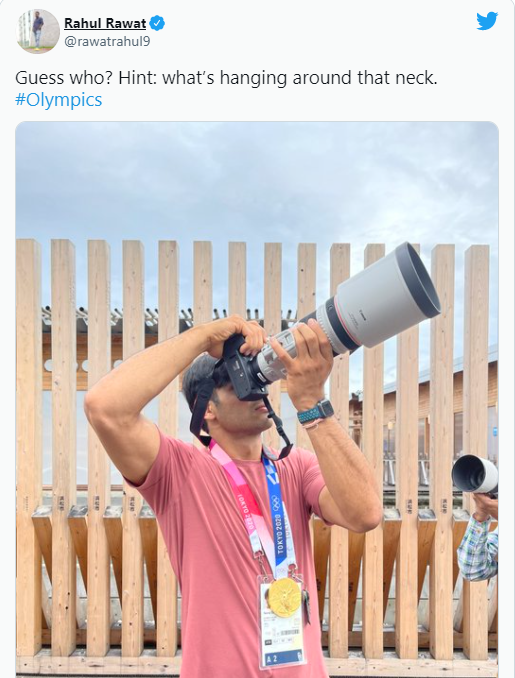 Neeraj Chopra the Olympic gold medalist has loved the photography