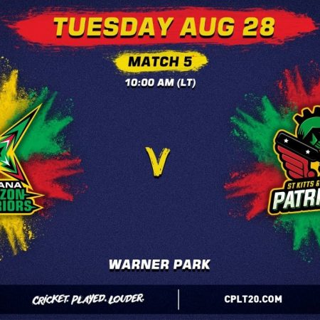 Guyana Amazon Warriors vs St Kitts and Nevis Patriots Prediction for the  Caribbean Premier League 2021: CPL 21