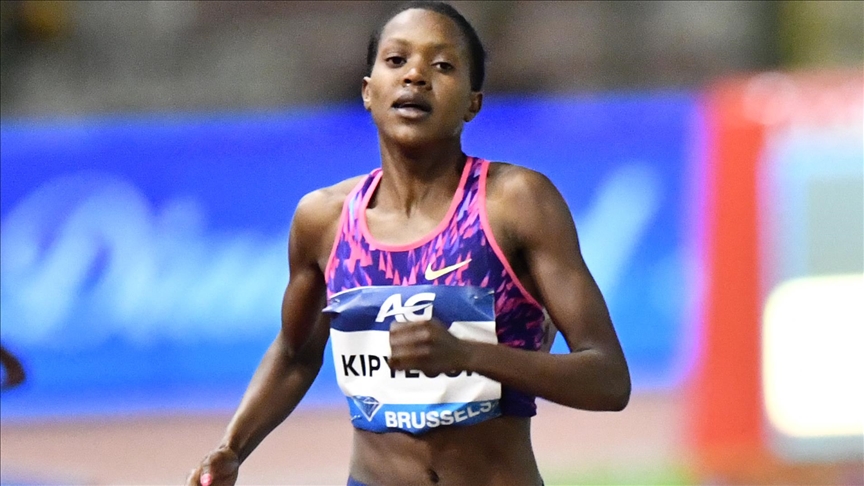 Faith Kipyegon won the women’s 1500-meter run at Olympics 2020