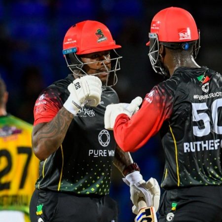 Odean Smith smashes Chris Gayle’s bat in Caribbean Premier League: CPL 2021