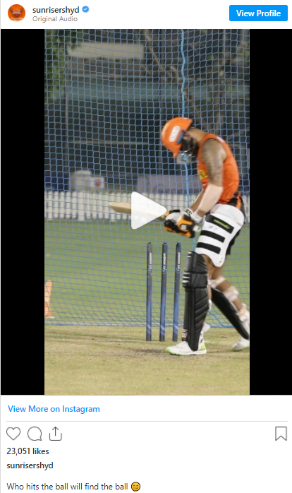Manish Pandey goes ball fetching in Sunrisers Hyderabad for Indian Premier League: IPL 2021