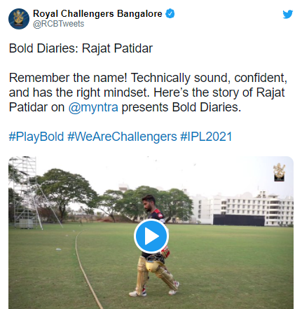 Prediction for Royal Challengers Bangalore's playing XI in the Indian Premier League: IPL 2021
