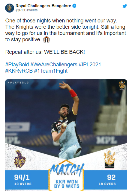 Salman Butt mengatakan "Royal Challengers Bangalore jauh lebih baik dari ini” di IPL 2021