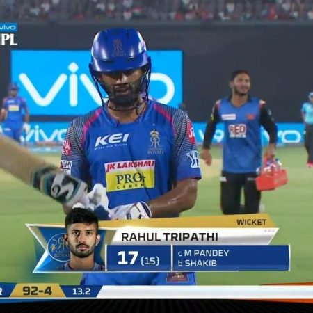 Rahul Tripathi says “I knew we are just one hit away” in IPL 2021