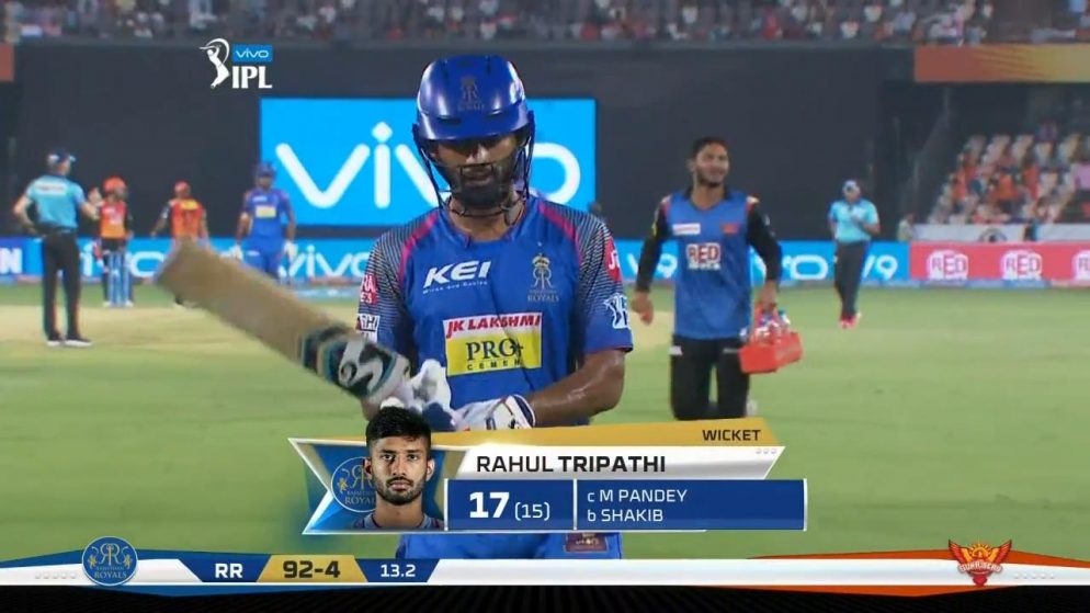 Rahul Tripathi says “I knew we are just one hit away” in IPL 2021