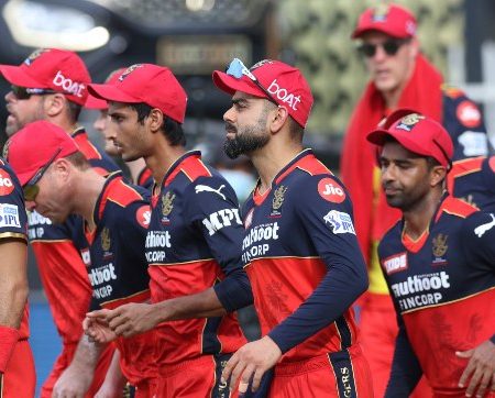 Royal Challengers Bangalore’s Dressing room scenes in IPL 2021