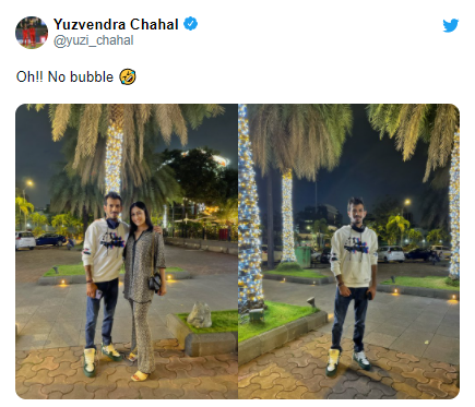 India vs New Zealand: Yuzvendra Chahal says "Oh! No Bubble" 