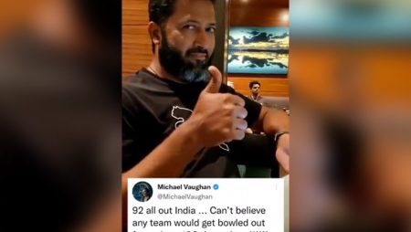 Wasim Jaffer Tweets Brutally Trolls Michael Vaughan Following England’s Meek Surrender