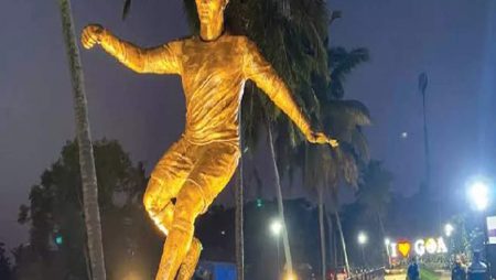 Cristiano Ronaldo’s Statue Installed In Goa