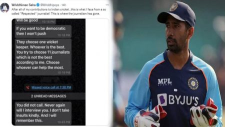 The BCCI’s three-member committee will look into Wriddhiman Saha’s case.