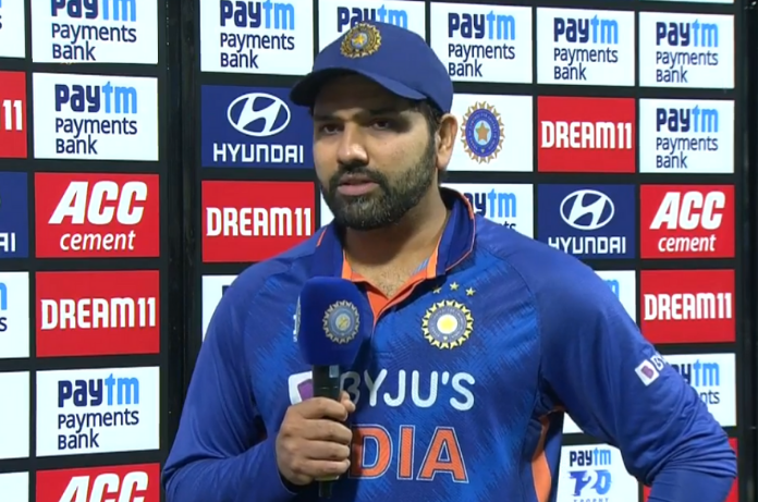 “It’s a good sign that we’re moving forward as a group.” Rohit Sharma says.