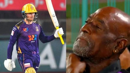 The reaction of Viv Richards to Jason Roy’s big hit in the PSL is pure gold.