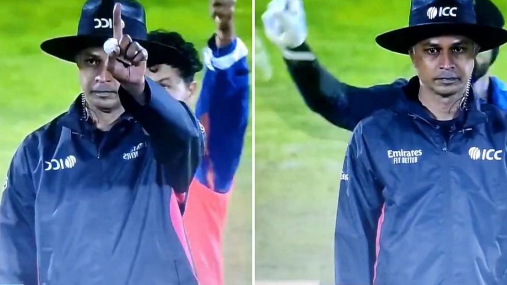 During the second T20I in Dharamsala, Mohammed Siraj and Kuldeep Yadav pull a hilarious prank on the umpire.