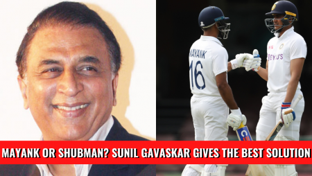 Sunil Gavaskar discusses why Mayank Agarwal should be chosen over Shubman Gill.
