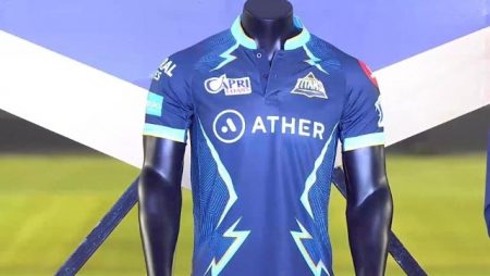 Gujarat Titans unveiled their official jersey for the IPL 2022 season.