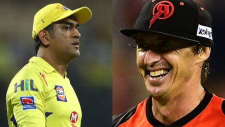 Brad Hogg was taken aback by MS Dhoni’s powerful knock against KKR in the season opener of IPL 2022.
