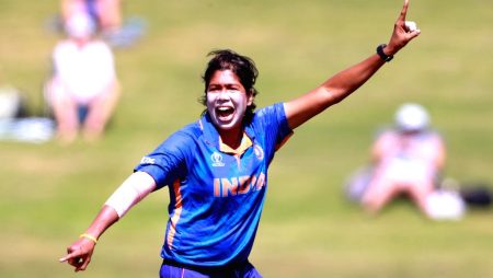 Jhulan Goswami becomes the Women’s World Cup’s joint-highest wicket-taker.