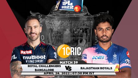 Match 39: IPL 2022  RCB vs RR Prediction for the Match – Who will win the IPL Match Between RCB and RR?