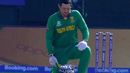 Quinton de Kock breaks his silence on his refusal to take a knee in the T20 World Cup in 2021