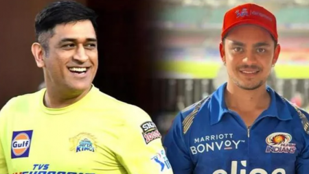 Ishan Kishan recalls an incident in which he attempted to read MS Dhoni’s mind.