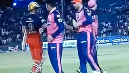 Harshal Patel Turns Down RR’ Young Star’s Handshake after a Heated Clash
