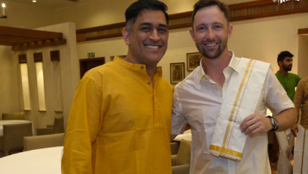 MS Dhoni and Other CSK Players Attend Devon Conway’s Pre-Wedding Party