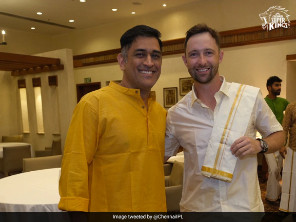 MS Dhoni and Other CSK Players Attend Devon Conway’s Pre-Wedding Party