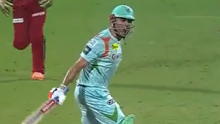 IPL 2022: Marcus Stoinis is furious after being dismissed from a contentious decision by the umpire.