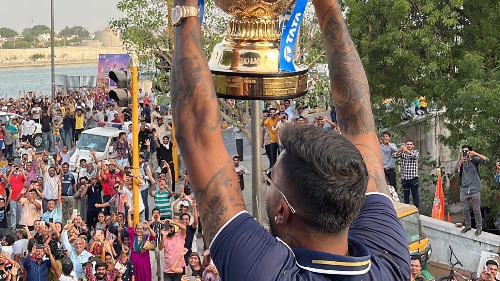 “A Thrilling Success!” The Gujarat Titans’ Indian Premier League 2022 Victory Parade Is a Huge Success