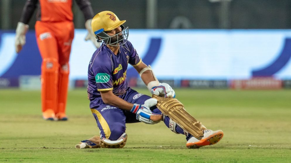 Ajinkya Rahane of KKR has been ruled out of the rest of the IPL 2022 season due to injury.