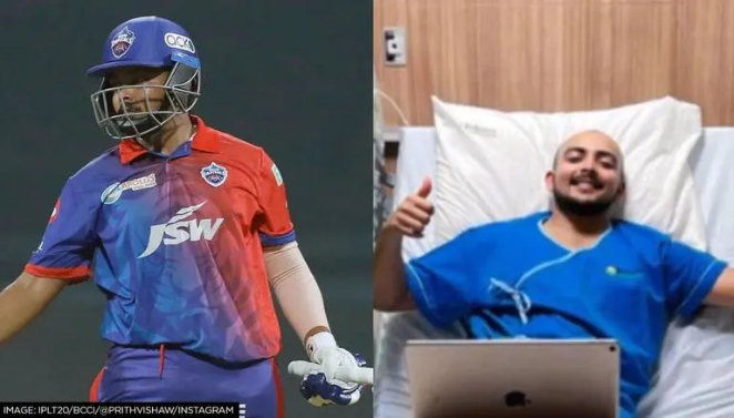 Prithvi Shaw has been released from the hospital after being treated for typhoid.