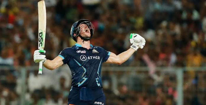 David Miller hits three straight sixes in the final over to propel GT to the IPL 2022 final.