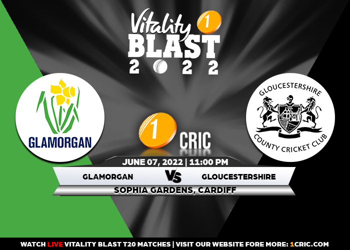 T20 Blast 2022: GLA vs GLO  Match Prediction – Who will win the match between Glamorgan and Gloucestershire?