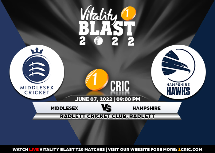T20 Blast 2022: MID vs HAM Match Prediction – Who will win the match between Middlesex and Hampshire?