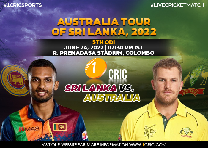Prediction for the 5th ODI between Sri Lanka and Australia – Who will win between Sri Lanka and Australia?