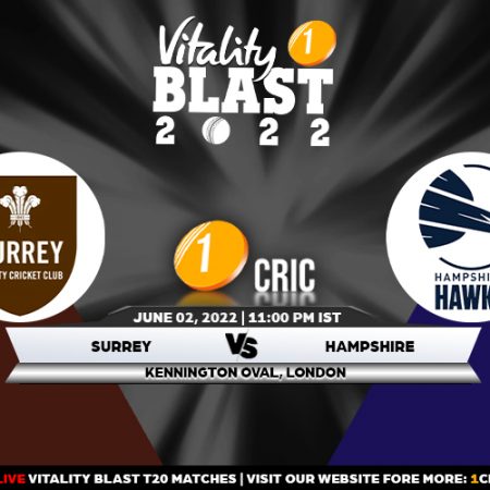T20 Blast 2022: SUR vs HAM Match Prediction – Who will win the match between Surrey and Hampshire?