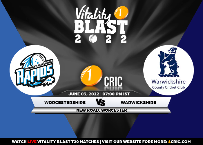 T20 Blast 2022: WOR vs WAR Match Prediction – Who will win the match between Worcestershire and Warwickshire?