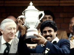 the Indian cricket team led by Kapil Dev won the 1983 World Cup.