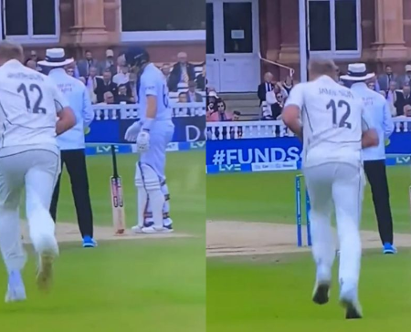 This video of Joe Root and his apparently levitated bat has gone viral.