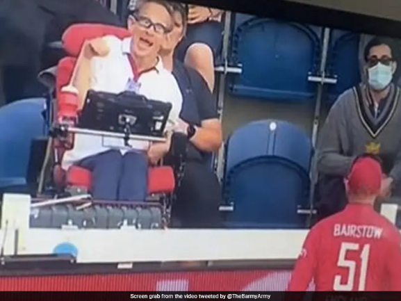 Exuberant Celebration for Jonny Bairstow’s Catch by a Differently Abled Man