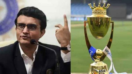 Sourav Ganguly confirms that the Asia Cup will be held in the UAE.