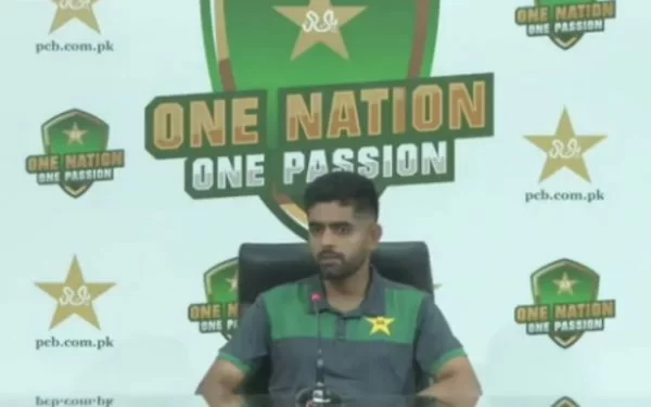 Babar Azam responds harshly to a journalist’s question.