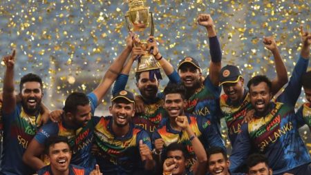 Sri Lanka’s Joyous Celebration After Winning the Sixth Asia Cup