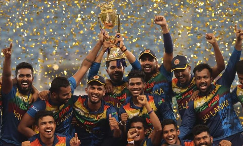 Sri Lanka’s Joyous Celebration After Winning the Sixth Asia Cup