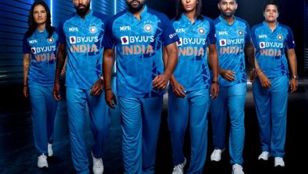 The BCCI has unveiled the new Team India T20 jersey ahead of the T20 World Cup.