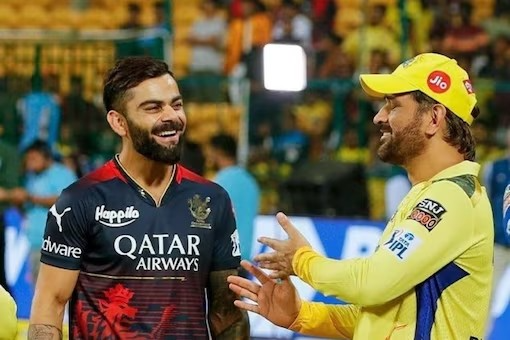 MS Dhoni uses Virat Kohli as an example when discussing batting technique in the CSK locker room